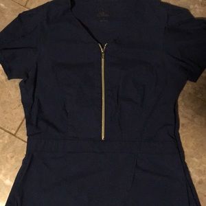 Jaanuu tops scrubs Navy blue quantity of 2